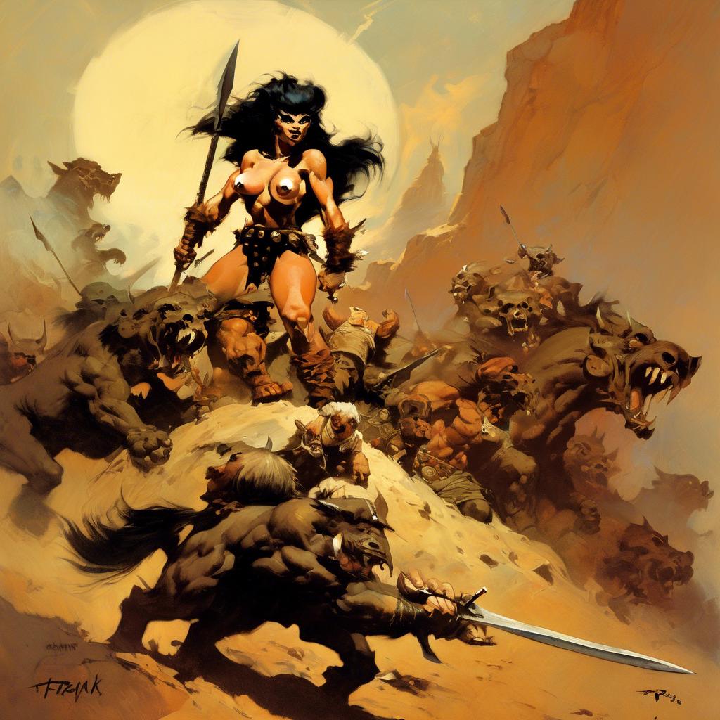 Ο αινιγματικός κόσμος των Huns στα έργα του Frank Frazetta