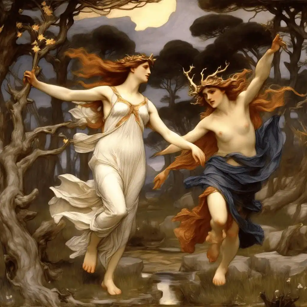 Apollo and Daphne – John William Waterhouse